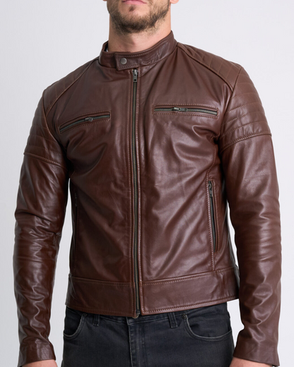Chaqueta De Piel Tacto-Seda