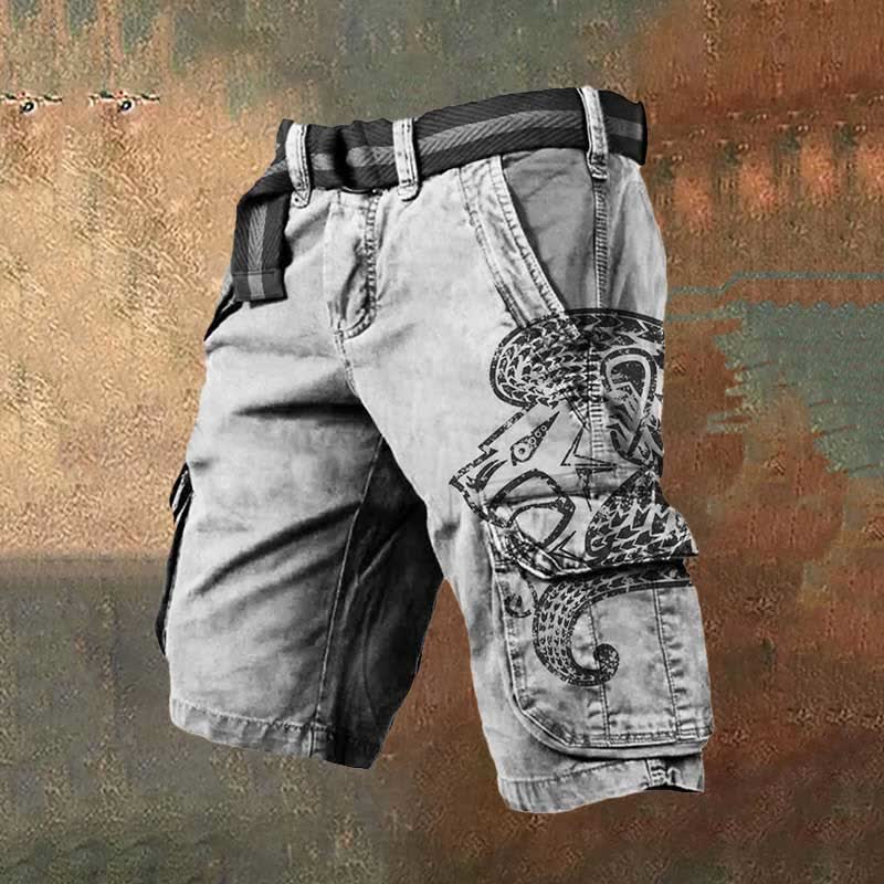 Bermudas Cargo Multi-Bolsillos