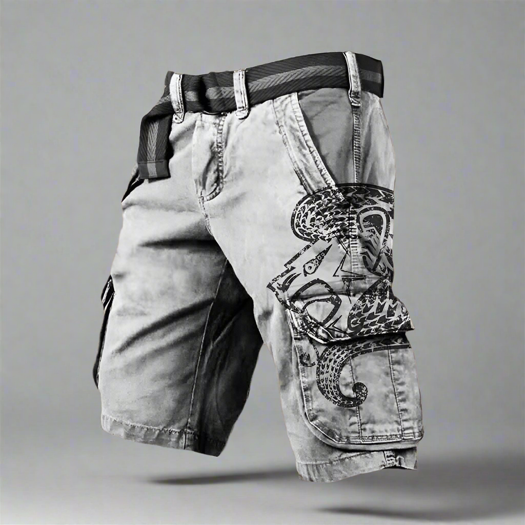 Bermudas Cargo Multi-Bolsillos