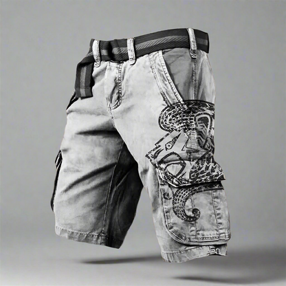 Bermudas Cargo Multi-Bolsillos