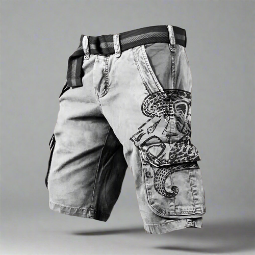 Bermudas Cargo Multi-Bolsillos