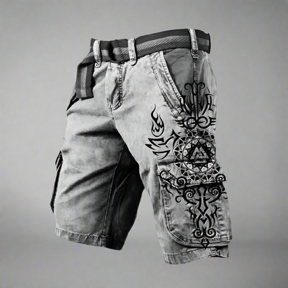 Bermudas Cargo Multi-Bolsillos