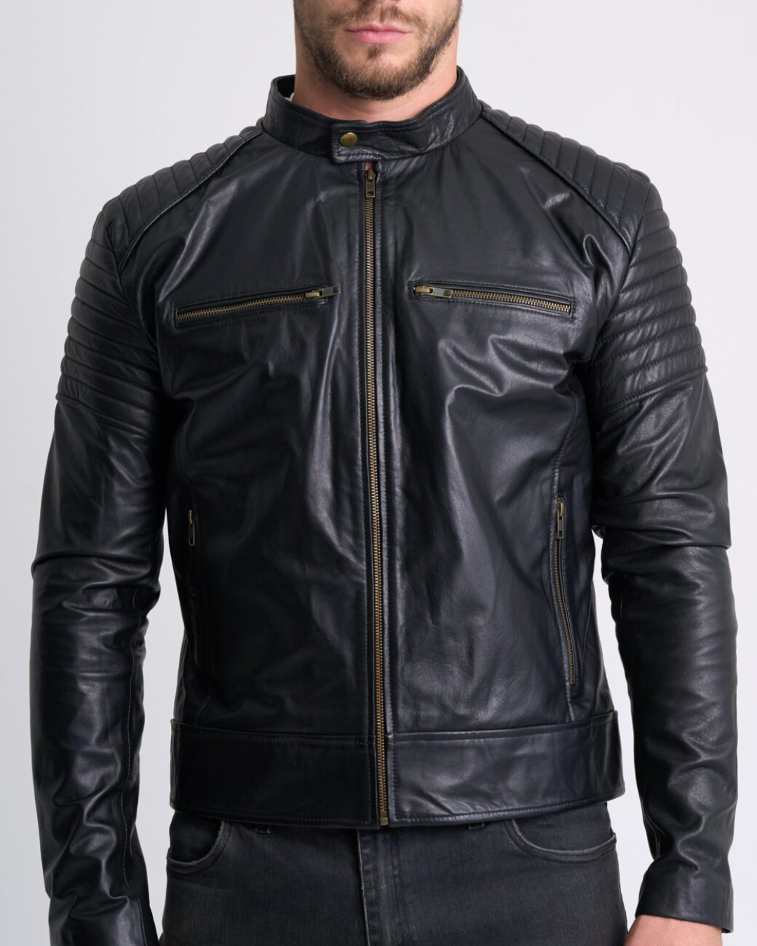 Chaqueta De Piel Tacto-Seda