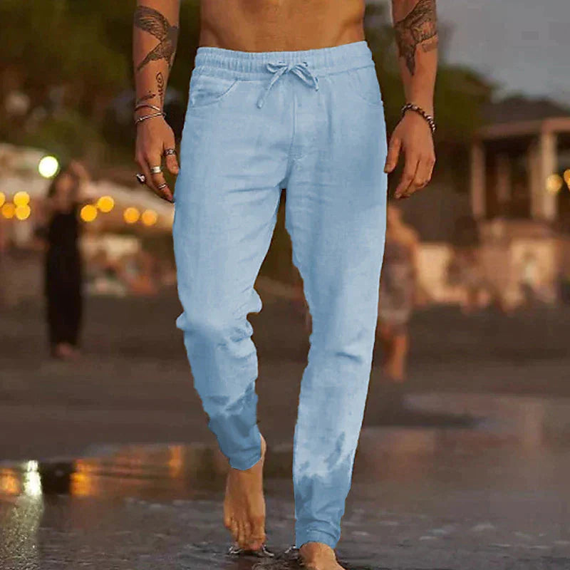 Pantalón De Lino Transpirable