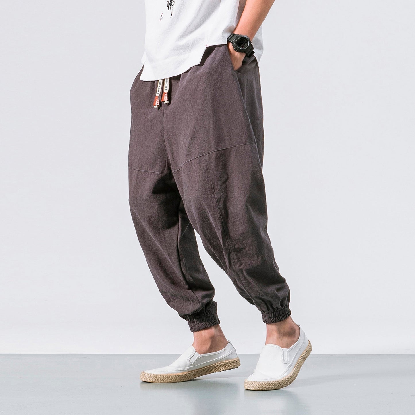 Pantalón Japonés Corte-Relajado