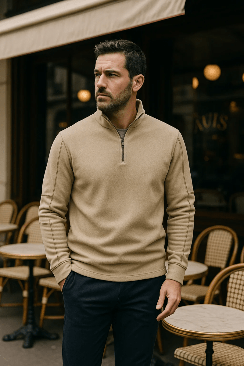 Jersey Media Cremallera Ultra-Suave