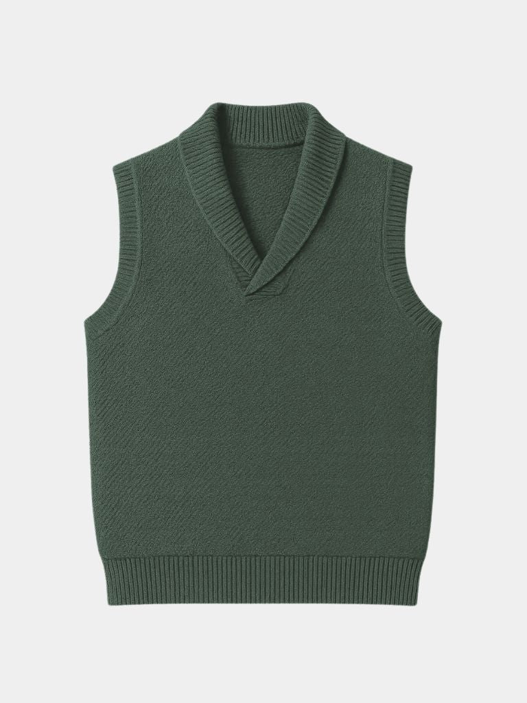 Chaleco De Punto Elegancia-Atemporal