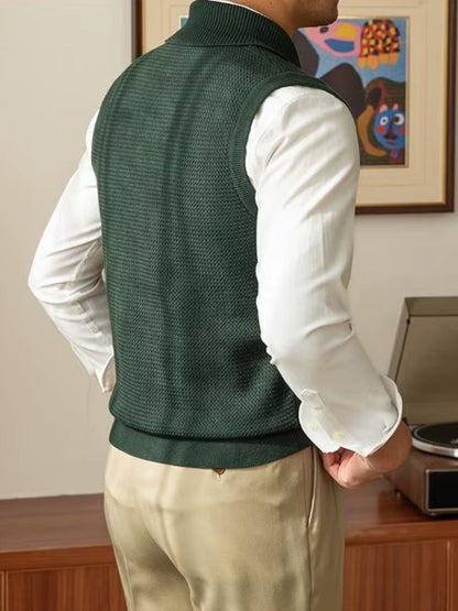 Chaleco De Punto Elegancia-Atemporal