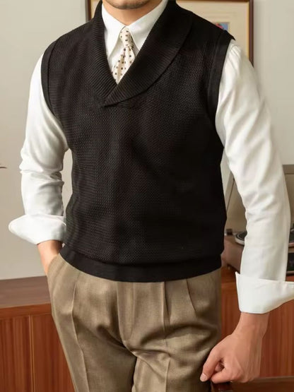 Chaleco De Punto Elegancia-Atemporal