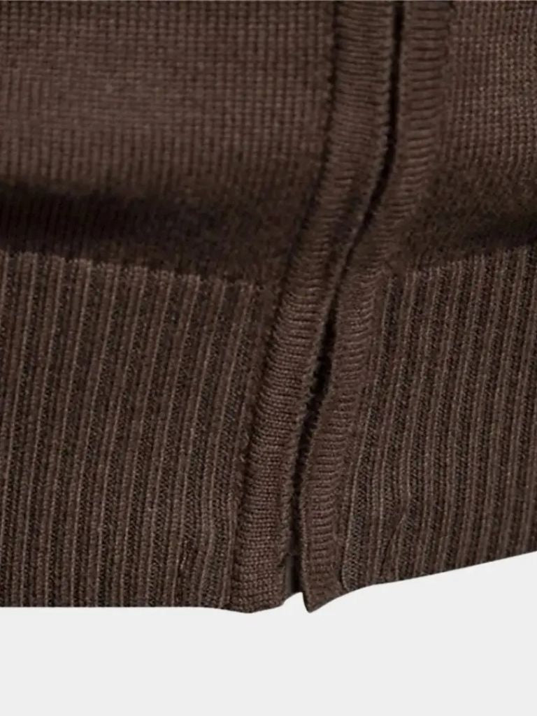 Cárdigan Cuello Alto Extra-Suave