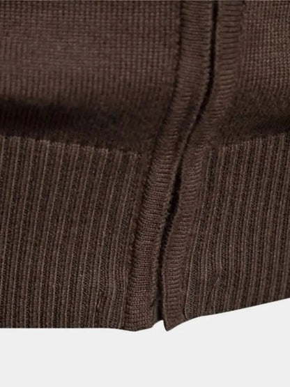 Cárdigan Cuello Alto Extra-Suave