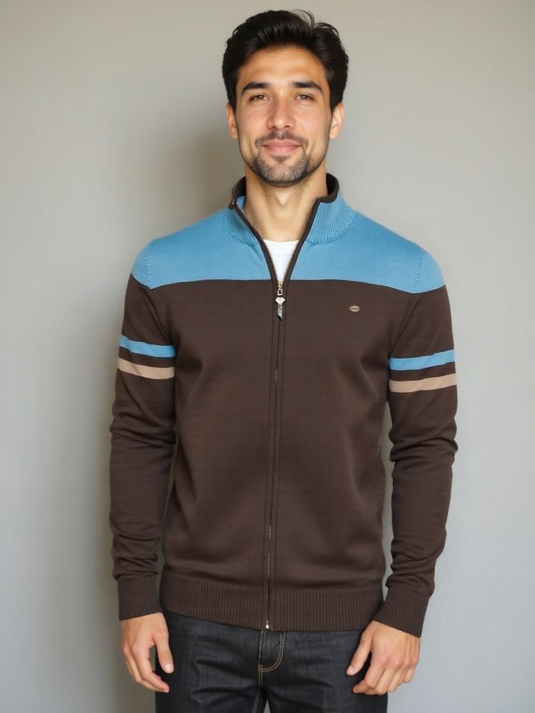 Cárdigan Cuello Alto Extra-Suave
